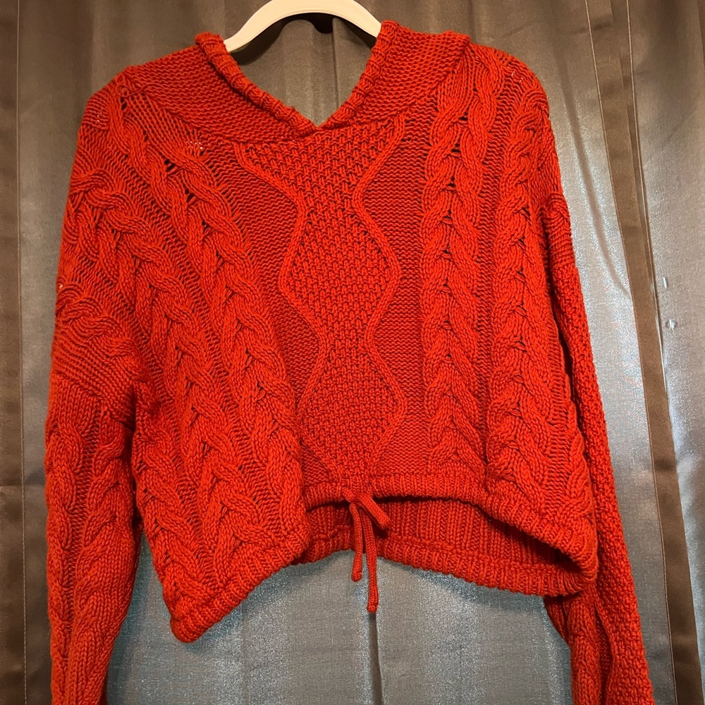Cropped Hoodie Sweater!